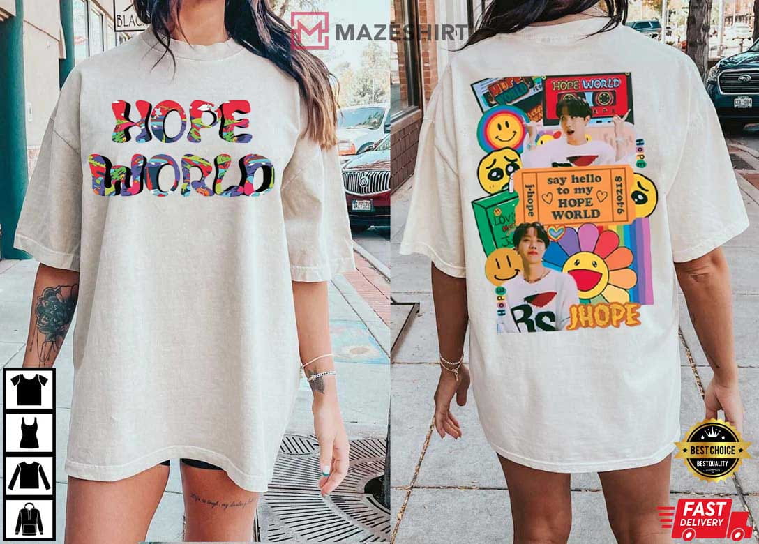 J-Hope World BTS Hobi Gift For Fan Kpop T-Shirt J-Hope World BTS Hobi Gift For Fan Kpop T-Shirt