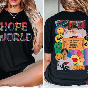 J Hope World BTS Hobi Gift For Fan Kpop T Shirt (1)