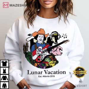 Lunar Vacation Pabst Blue Ribbon Beer Est Atlanta 2016 T Shirt (4)