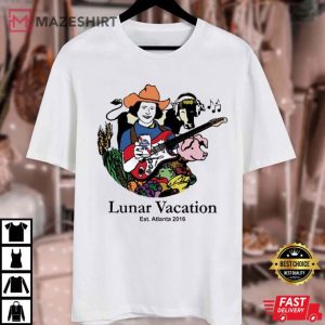 Lunar Vacation Pabst Blue Ribbon Beer Est Atlanta 2016 T Shirt (1)