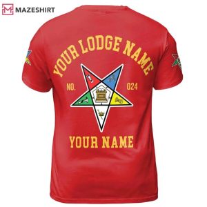 Order Of The Eastern Star OES Custom Name 3D T Shirt (2)