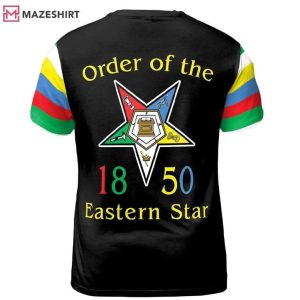 Order Of The Eastern Star OES 1850 Personalized 3D T Shirt (2)