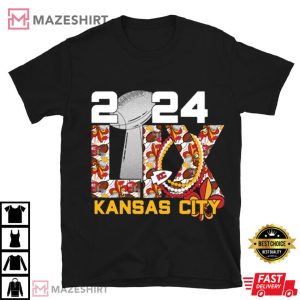 Kansas City Chiefs Super Bowl LIX 2024 25 T Shirt (2) Mazeshirt