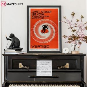 Vertigo James Stewart Kim Novak Movie Poster (3)