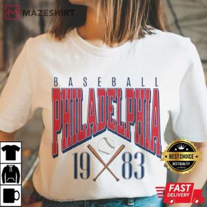 Philadelphia Phillies Baseball 1983 T Shirt (3)
