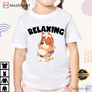 Bluey Bingo Relaxing Birthday Gifts T Shirt (4)