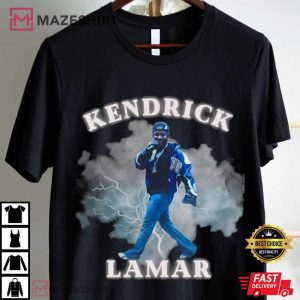 Kendrick Lamar Rap Hip Hop Merchandise Concert Music T Shirt (3)