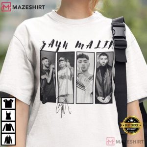 Zayn Malik Signature Gift For Fans Music T Shirt (1) Mazeshirt