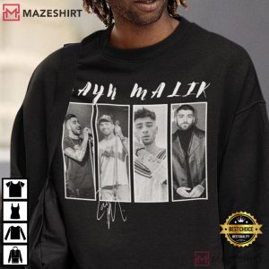 Zayn Malik Signature Gift For Fans Music T Shirt (2) Mazeshirt