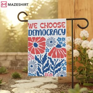 We Choose Democracy Anti Trump Flag