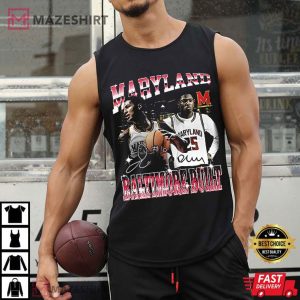 Maryland Derik Queen And Julian Reese Baltimore Built T Shirt (4)