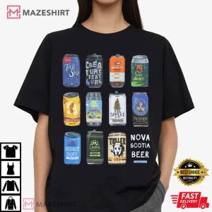 Beers Lovers Nova Scotia Beer Funny Graphic T shirt (2)