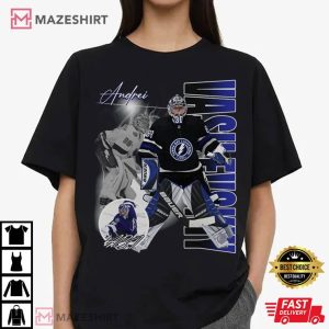 Andrei Vasilevskiy Tampa Bay Lightning Ice Hockey NHL T Shirt (4)