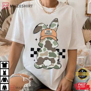 Egg Hunter Camo Easter Bunny T Shirt (4)