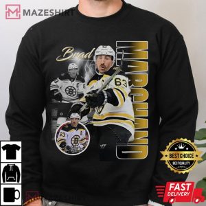 Brad Marchand Boston Bruins Ice Hockey NHL Bootleg T Shirt (1)
