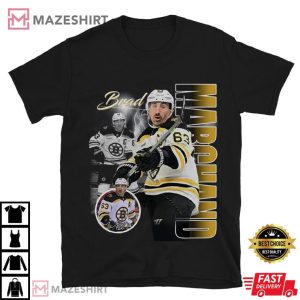 Brad Marchand Boston Bruins Ice Hockey NHL Bootleg T Shirt (2)