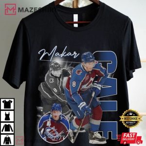 Cale Makar Colorado Avalanche Hockey NHL Bootleg T Shirt (2)