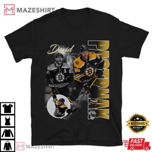 David Pastrnak Ice Hockey American Professional NHL T Shirt (2)