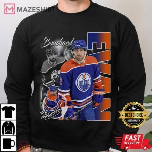 Evan Bouchard Edmonton Oilers NHL Vintage Bootleg T Shirt (1)
