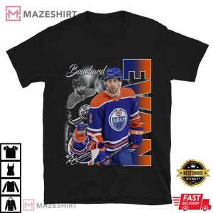 Evan Bouchard Edmonton Oilers NHL Vintage Bootleg T Shirt (2)