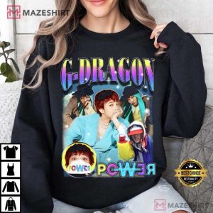 G Dragon Power Kpop Graphic Bootleg Style T Shirt (1)