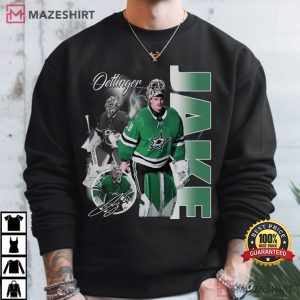 Jake Oettinger Dallas Stars ICE Hockey NHL T Shirt (1)