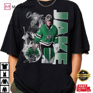 Jake Oettinger Dallas Stars ICE Hockey NHL T Shirt (3)