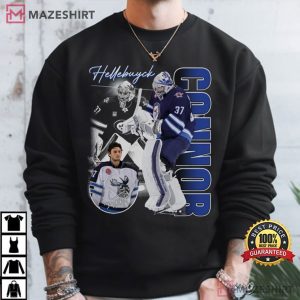 Connor Hellebuyck Winnipeg Jets Bootleg Ice Hockey T Shirt (1)