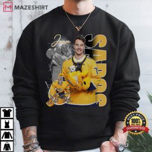 Juuse Saros Dog Nashville Predators Ice Hockey NHL T Shirt (1)