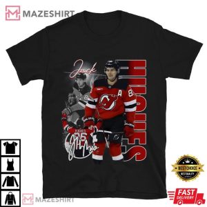 Jack Hughes New Jersey Devils Ice Hockey Fans Gift T Shirt (2)