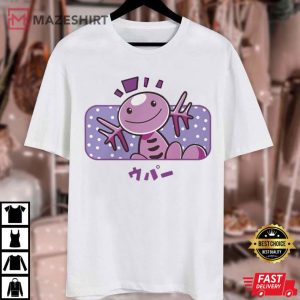Cute Pink Wooper Pokemon Japanese Anime T Shirt (2) Mazeshirt