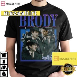 Adrien Brody Mafia Vintage Bootleg Style Movie T-Shirt