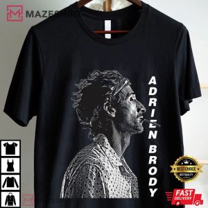 Adrien Brody Smoking Gift For Fans Movie T Shirt (1)