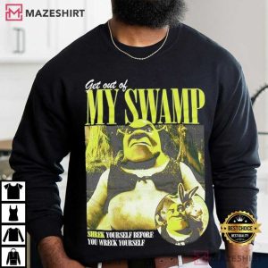 Shrek Get Out Of My Swamp Vintage Bootleg T Shirt (4)