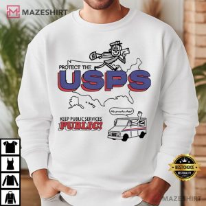 Postal Service Protect The USPS Keep Public Services Public T Shirt (3)