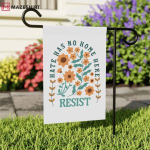 Subtle Anti Trump FDT Resistance Democrat Garden Flag (4)