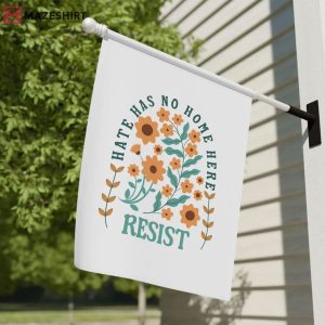 Subtle Anti Trump FDT Resistance Democrat Garden Flag (2)