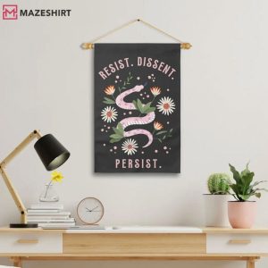 Resist Dissent Persist Progressive Garden Flag (3)
