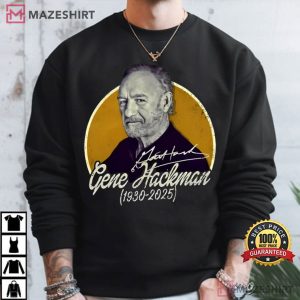 Gene Hackman Actor 1930 2025 Retro Vintage Movies T Shirt (7)