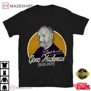 Gene Hackman Actor 1930 2025 Retro Vintage Movies T Shirt (1)
