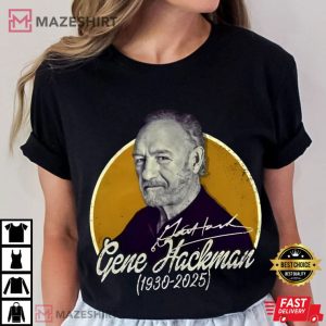 Gene Hackman Actor 1930 2025 Retro Vintage Movies T Shirt (6)