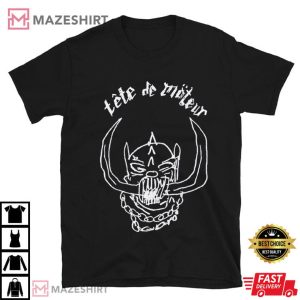Motorhead Rock Band Tête De Moteur Music T Shirt (2)
