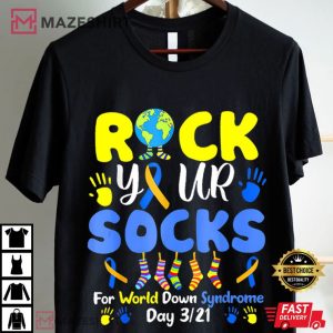 Rock Your Socks For World Down Syndrome Day T Shirt (2)
