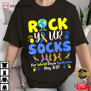 Rock Your Socks For World Down Syndrome Day T Shirt (3)