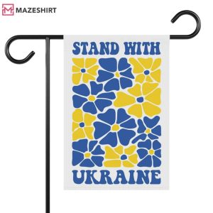 Stand With Ukraine Garden Flag