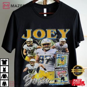 Joey Bosa Football Linebacker NFL Sport Vintage 90s Graphic T Shirt (4)