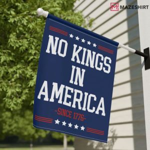 No Kings In America Anti Trump Yard Flag
