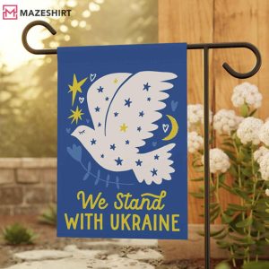 We Stand With Ukraine Dove of Peace Ukrainian Flag We Stand With Ukraine Dove of Peace Ukrainian Flag