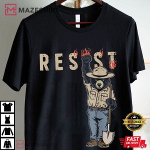 Smokey Bear Resist Nation Park T Shirt (3)