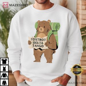 Foxtrot Delta Tango Funny Bear FDT T Shirt (3)